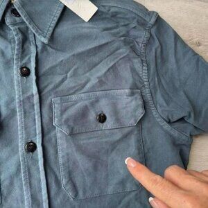 Imogene And Willie The Griffin Workshirt In Spruce (woman's extra small)